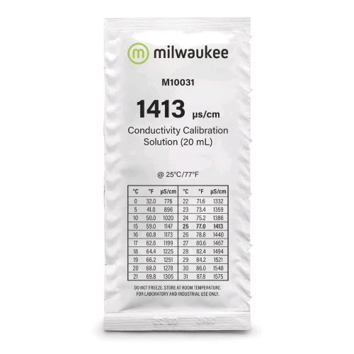 MILWAUKEE - M10031B - SOLUZIONE TAMPONE DI CALIBRAZIONE EC 1413 �S/cm - 20 ML