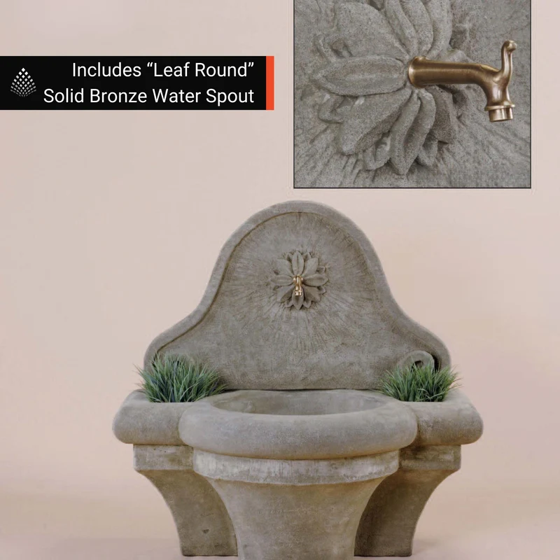 Provence Concrete Wall Fountain - Giannini #1222