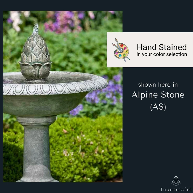 Williamsburg Pineapple Concrete Fountain - Campania #FT133