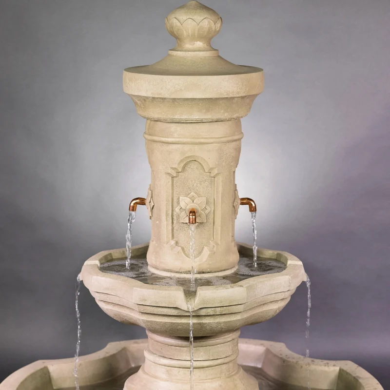 Ravello Pond Concrete Fountain - Giannini #1852