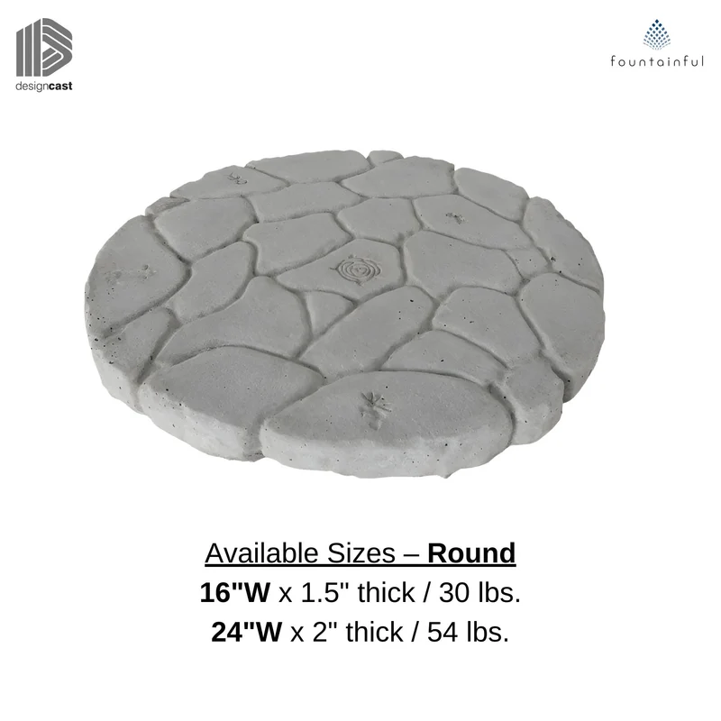 Santa Fe Concrete Stepping Stones | 14-stones/Pallet