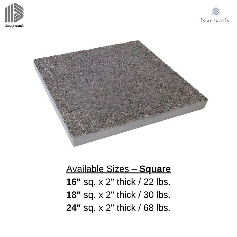 Exposed Aggregate Concrete Stepping Stones | 14-stones/Pallet