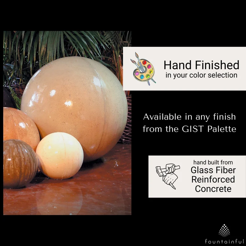 Modern Concrete Garden Spheres - GIST