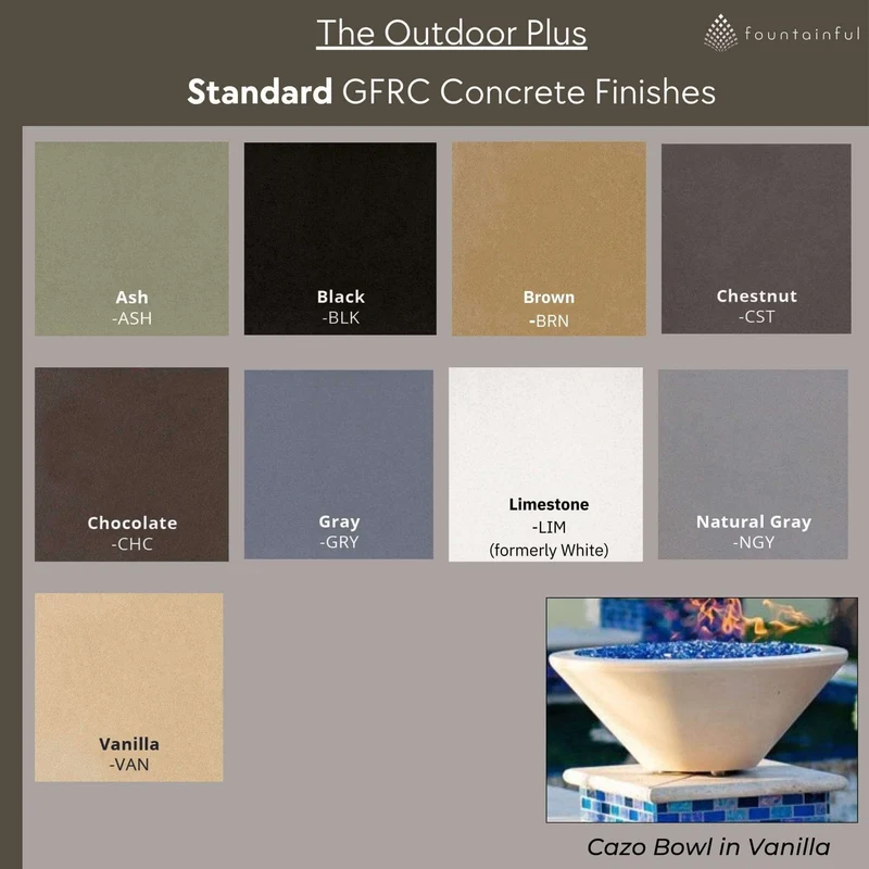 Sedona Concrete Planter & Water Bowl - The Outdoor Plus