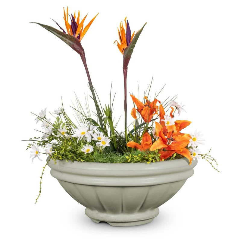 Roma Concrete Planter Bowl - The Outdoor Plus