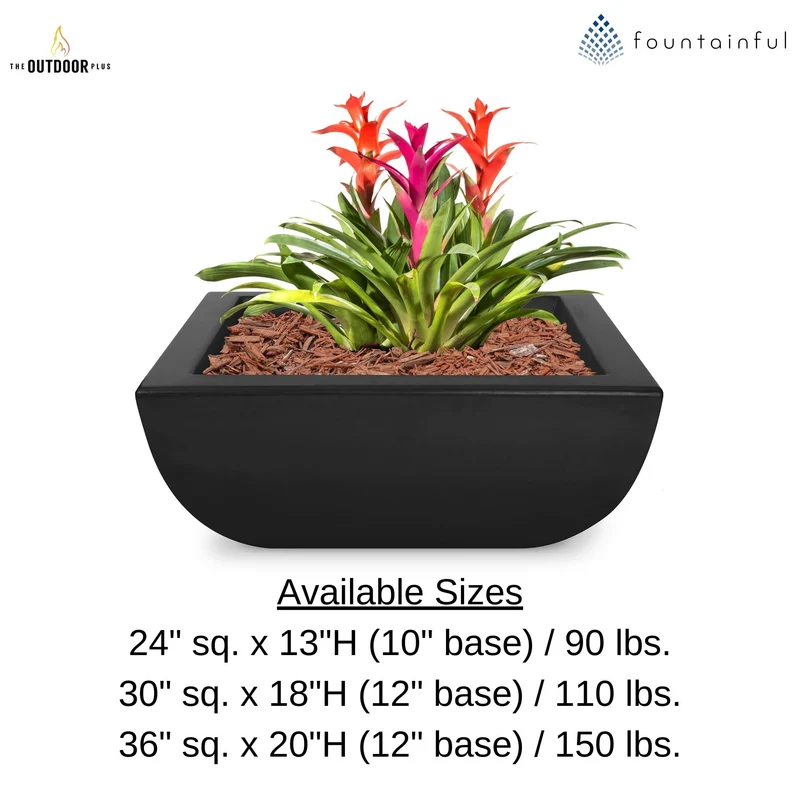 Avalon Concrete Planter Bowl - The Outdoor Plus