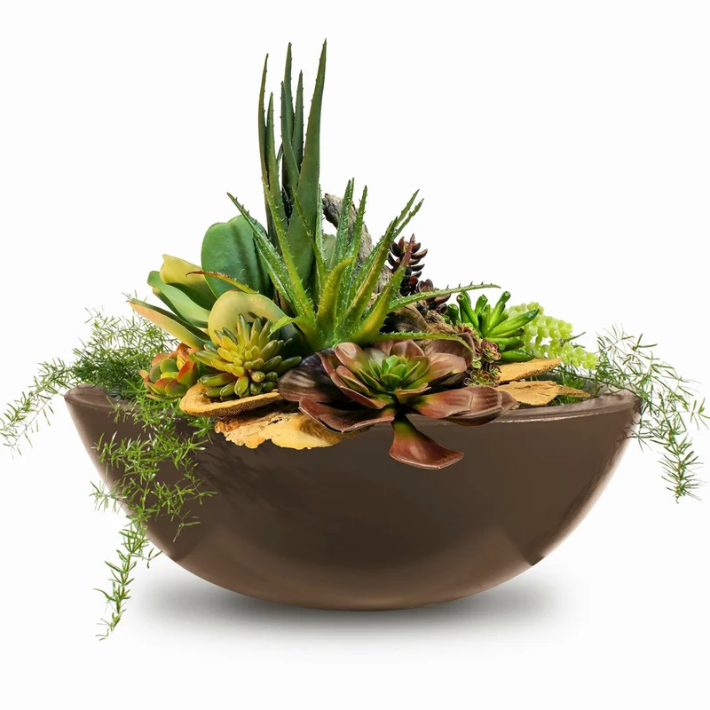 Sedona Concrete Planter Bowl - The Outdoor Plus