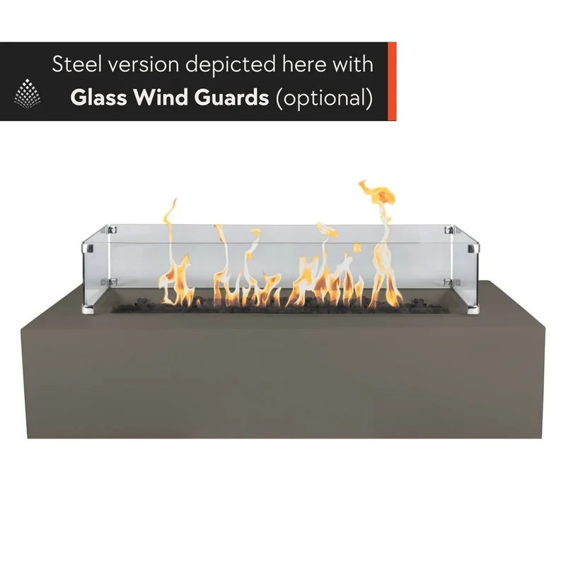Regal Gas Fire Pit in Luxury Metals - The Outdoor Plus