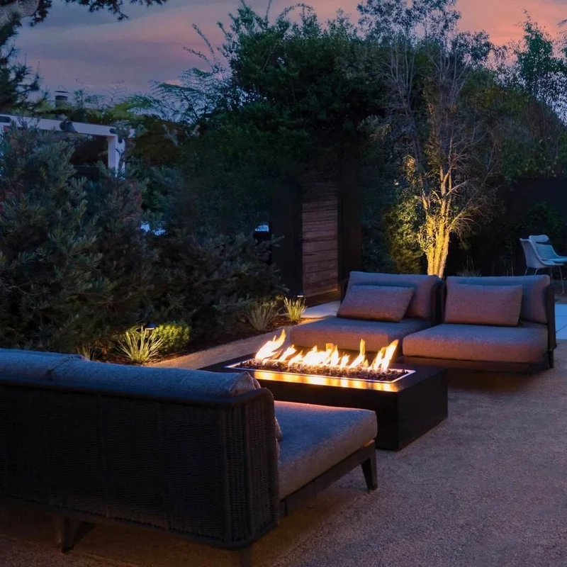 Regal Steel Gas Fire Pit - The Outdoor Plus