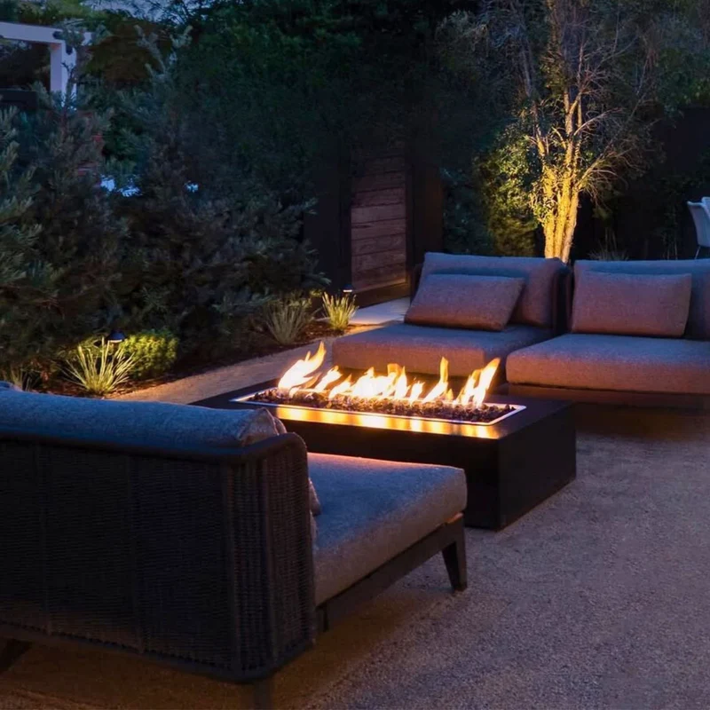 Regal Concrete Gas Fire Pit - The Outdoor Plus