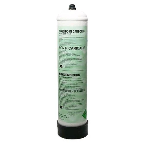 BOMBOLA CO2 - SCAMBIO MONOUSO - PASSO VITE 10X1