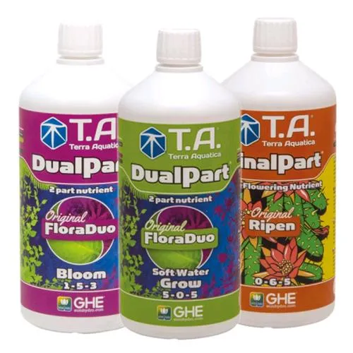 TERRA AQUATICA (GHE) - KIT DI AVVIAMENTO DUALPART SOFT WATER 3X500ML