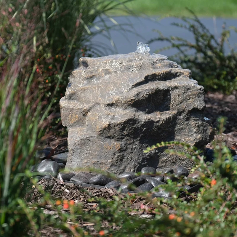 Mini Mountain Spring GFRC Boulder Fountain - Complete Kit - Blue Thumb