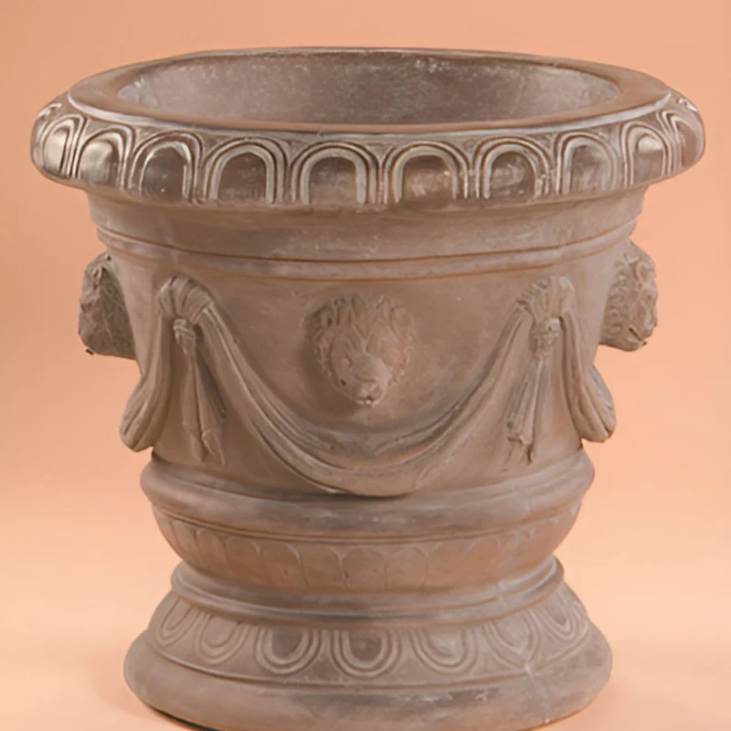 Classico Lion Concrete Vase Fountain - Fiore #662LF