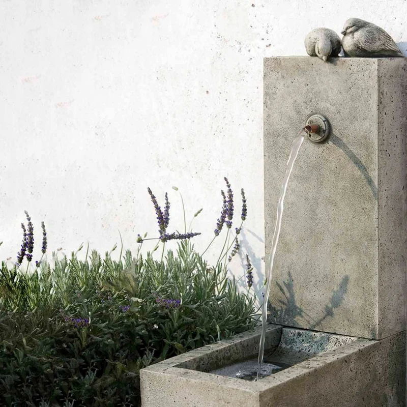 Bird Element Concrete Wall Fountain - Campania #FT136