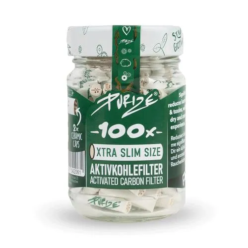 PURIZE - BARATTOLO EXTRA SLIM - BIANCO - 100 PZ