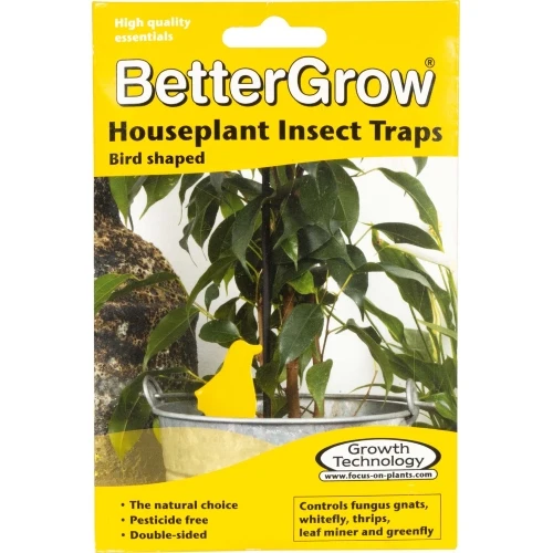 BETTERGROW - TRAPPOLE PER INSETTI PER PIANTE D'INTERNO (15 PEZZI)