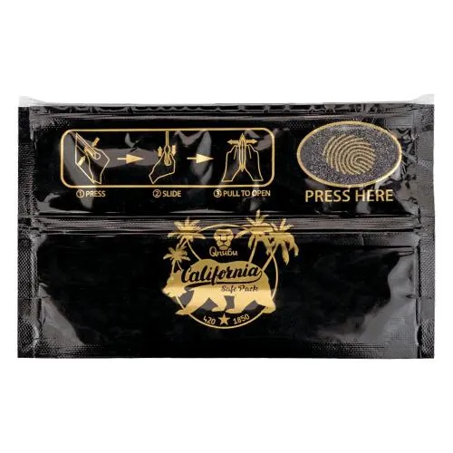 QNUBU - BORSA PRESS TO OPEN - DOPPIA CHIUSURA DOYPACK - 50PZ 16.5X10CM