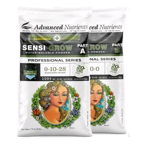 ***FINO AD ESAURIMENTO SCORTE*** NUTRIENTI AVANZATI - SENSI GROW A+B SOLUBILE IN ACQUA - 11.3 KG