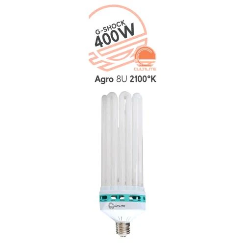 CULTILITE - G-SHOCK 400W AGRO - LAMPADA CFL A BASSO CONSUMO - 2100?K