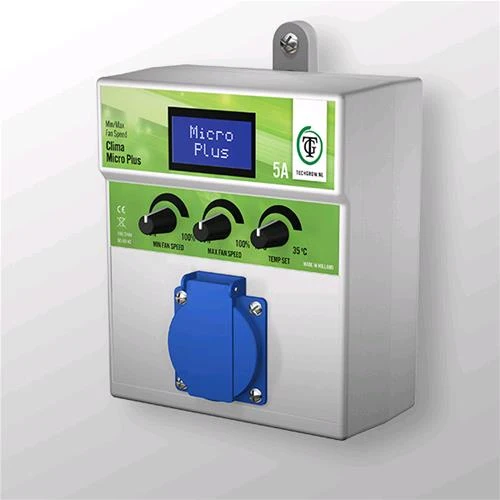 TECHGROW - CLIMA MICRO PLUS 5A (VELOCITÀ MIN-MAX) - (SENSORE NON INCLUSO)