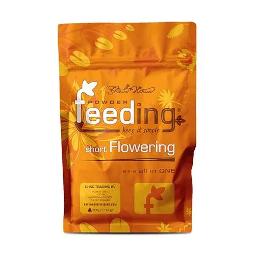 ALIMENTAZIONE IN POLVERE - FIORITURA CORTA - PREVALENTEMENTE INDICA - 500 GR