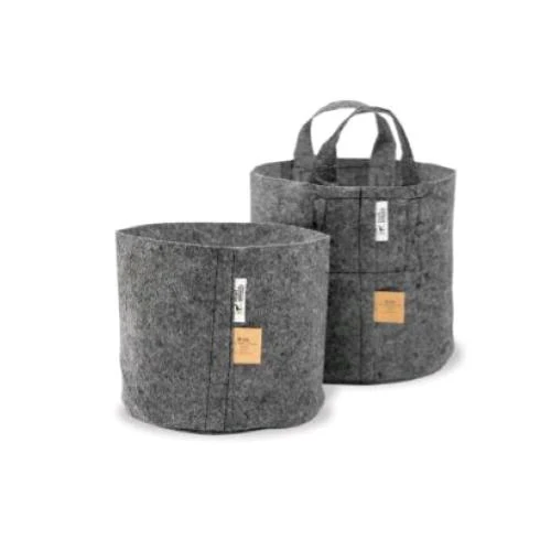 TASCA PER RADICE - VASO IN TESSUTO GRIGIO - 3.8L