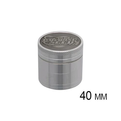 PARADISE SEEDS - GRINDER ARGENTO CON LOGO 40 MM 4 PARTI