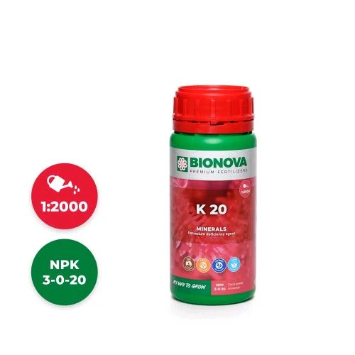 BIONOVA - K 20 - POTASSIO 20% - 250ML