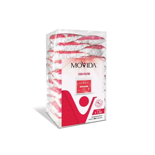 MOVIDA - FILTRO FUMATORI 45 BUSTE * 250 FILTRI CIASCUNO 6mm
