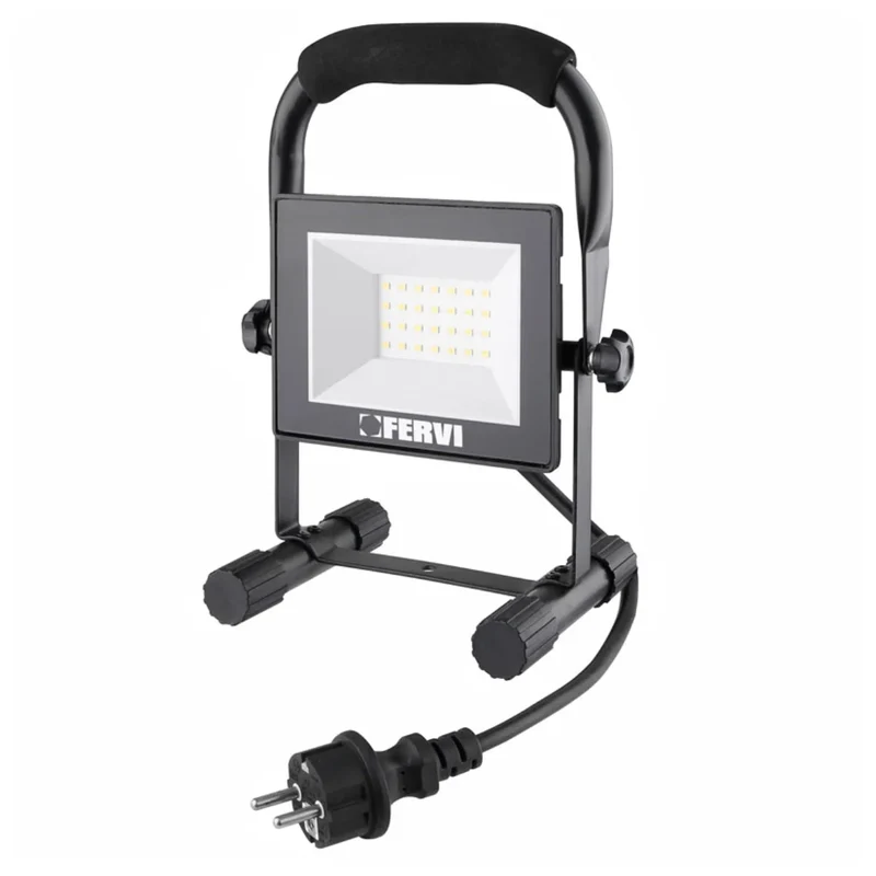 Fervi 0218/20B Faretto led 20W con supporto
