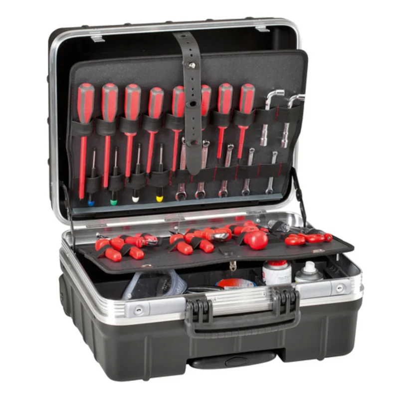 GT-LINE ATOMIK WH PEL - Valigia trolley portautensili 465x354x244.5mm