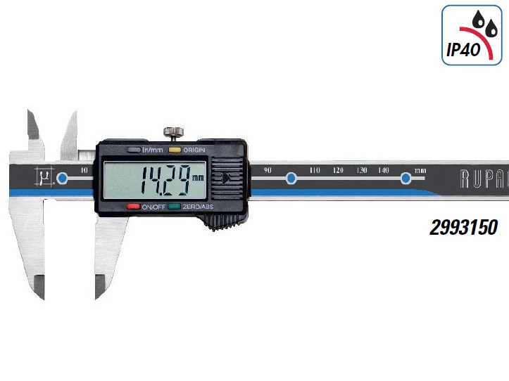 RUPAC 2993150 Calibro Digitale IP40 150mm DIGITRONIC