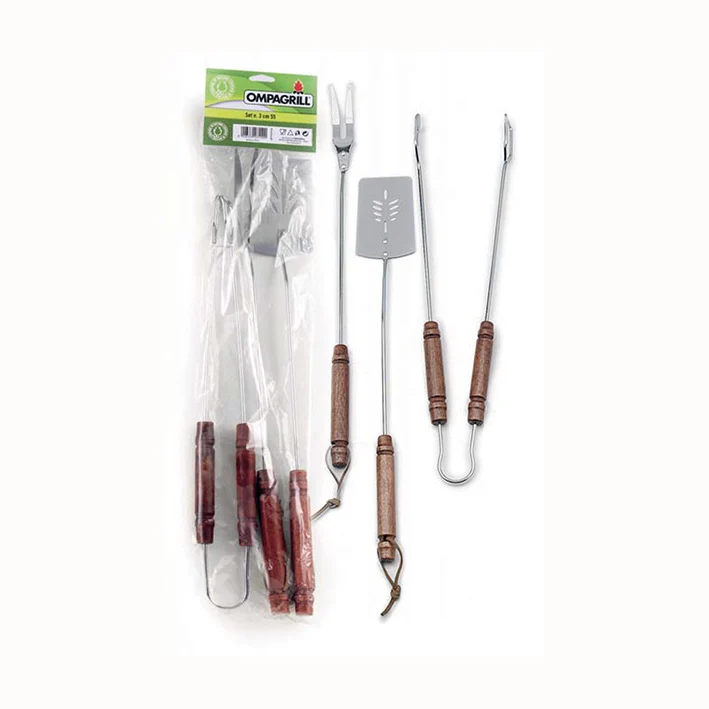 Set attrezzi barbecue 3 pezzi