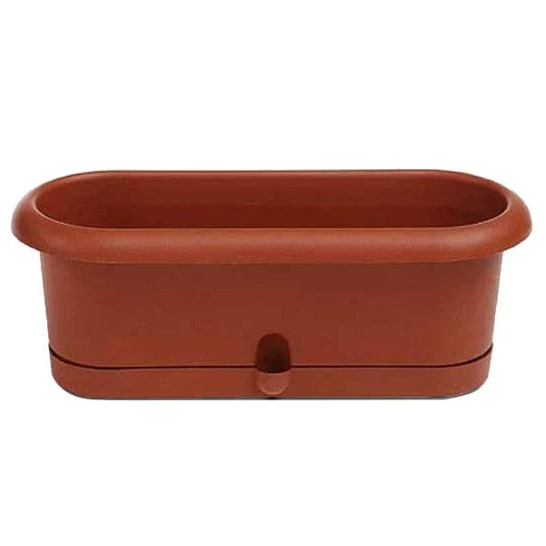 Vaso ovale in plastica Piera
