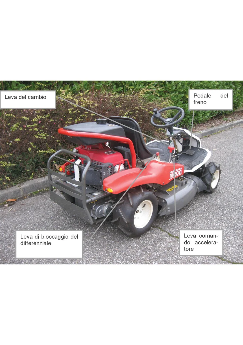 Trattorino Rabbit Mower Orec RM83G