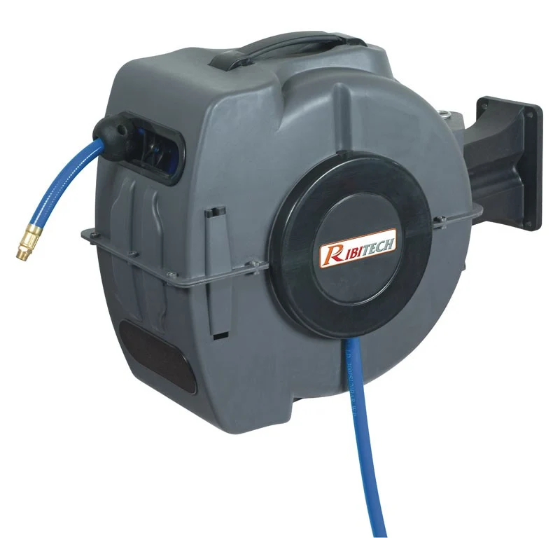 Avvolgitubo aria automatico 15 metri + 1,5 metri Ribimex PRDATR15