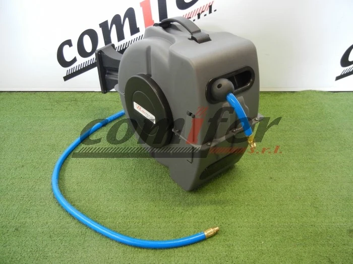 Avvolgitubo aria automatico 15 metri + 1,5 metri Ribimex PRDATR15