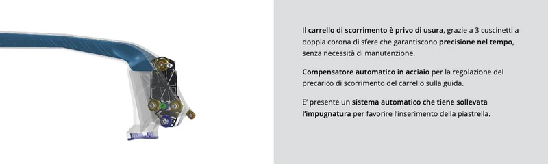 Sigma 4BU - Tagliapiastrelle incisione a trazione, taglio fino a 70 cm