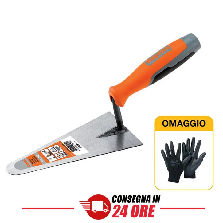 Cazzuola punta tonda 19 cm con omaggio