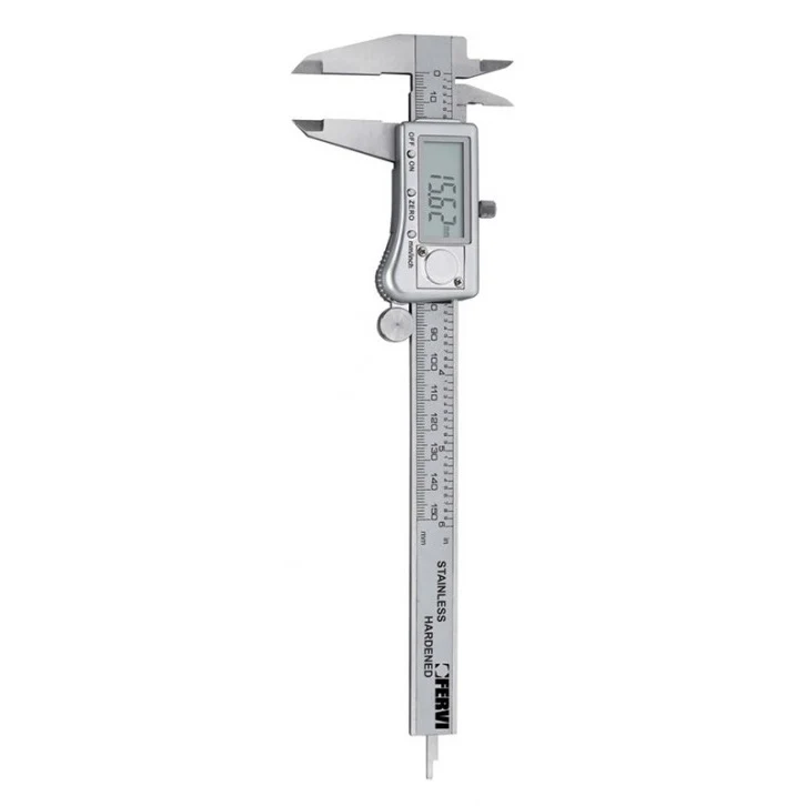 Fervi C033/150 - Calibro elettronico digitale inox