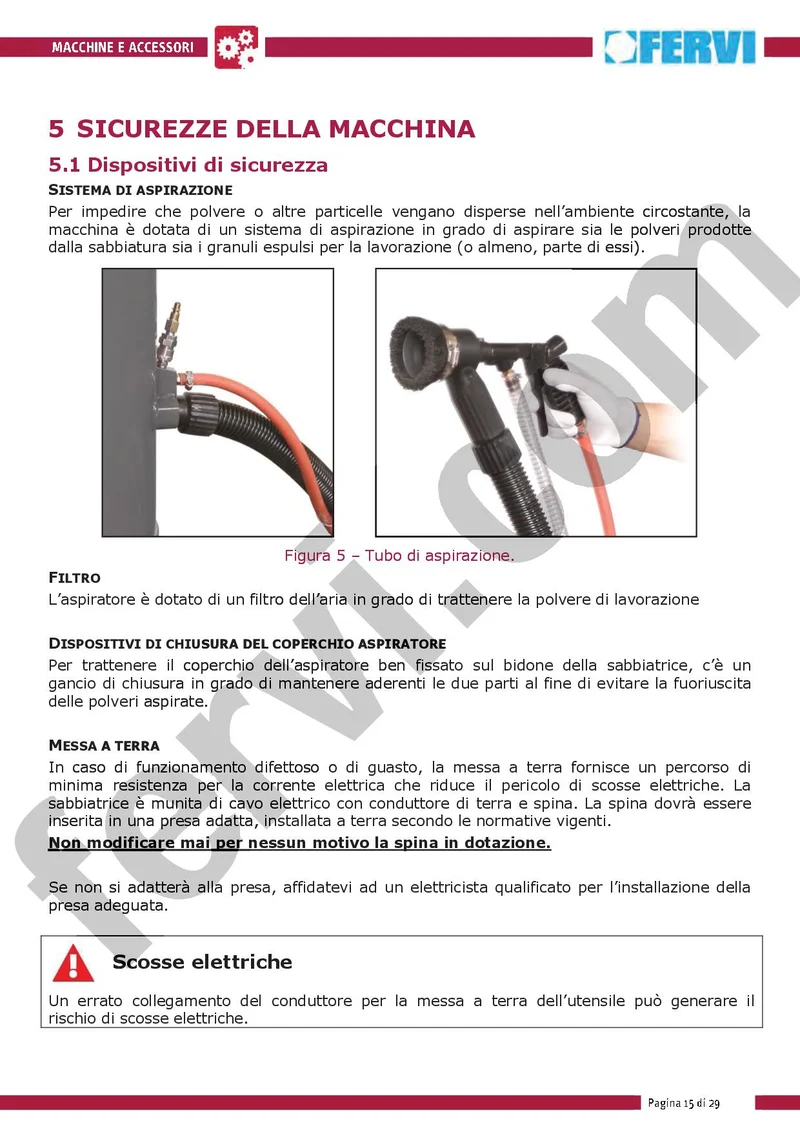 Fervi 0462 - Sabbiatrice per esterno con aspiratore