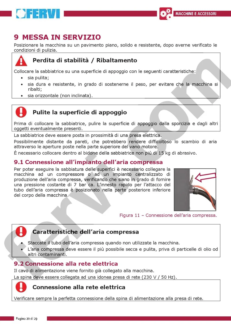 Fervi 0462 - Sabbiatrice per esterno con aspiratore
