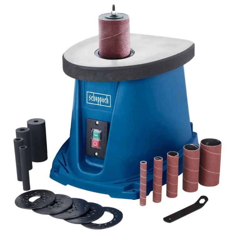Scheppach osm100 450w Levigatrice a mandrino oscillante , tamburo 220v