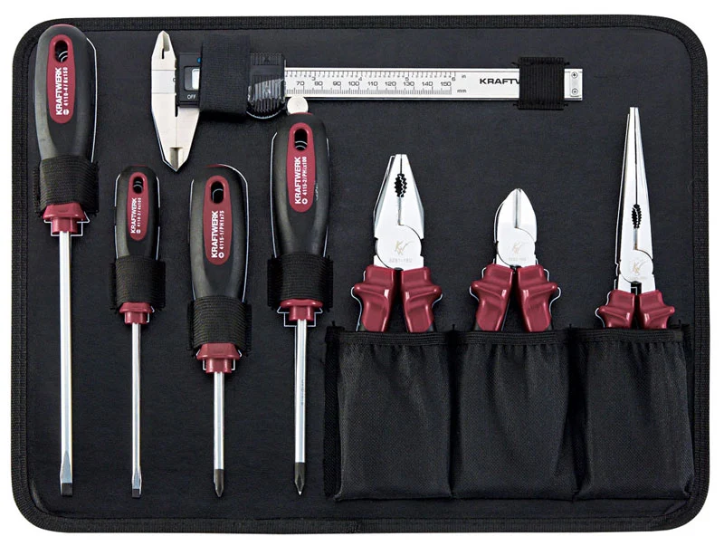 Valigetta cassetta attrezzi completa Kraftwerk AluPro 3946 (151 pz)