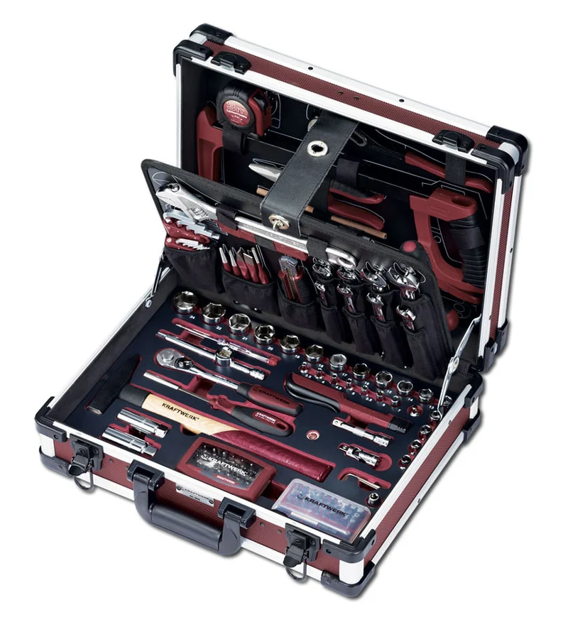 Valigetta cassetta attrezzi completa Kraftwerk AluPro 3946 (151 pz)