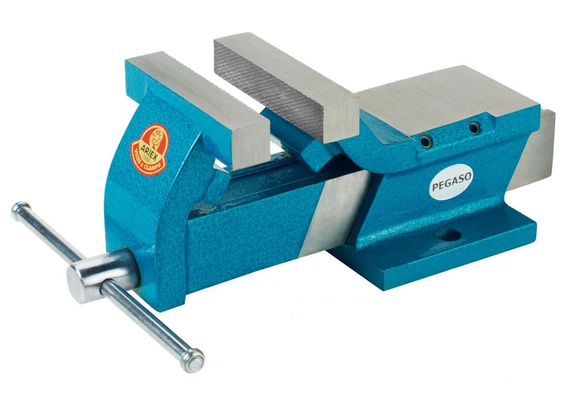 Morsa parallela Ariex Pegaso - 110/150 costruita completamente con piatti d'acciaio