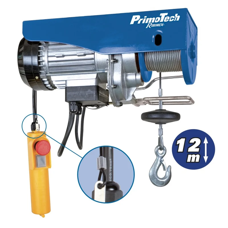Paranco elettrico Ribimex PE100/200PT - fino a 200 kg