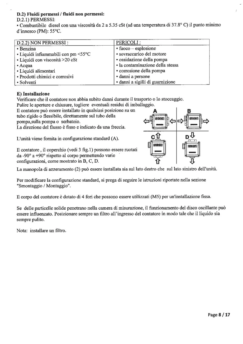 Contalitri volumetrico Ribimex PRCL113