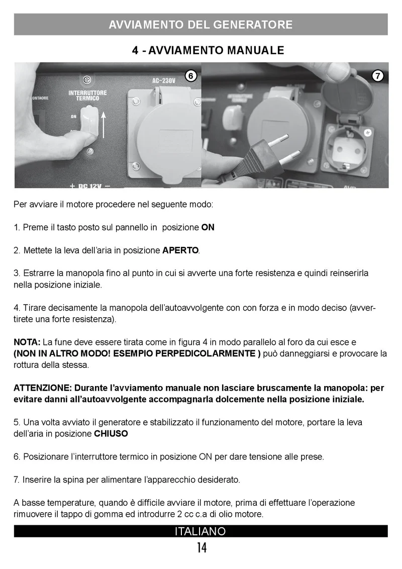 Vinco 60128 - Generatore di corrente